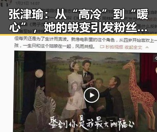 张津瑜：从“高冷”到“暖心”，她的蜕变引发粉丝关注